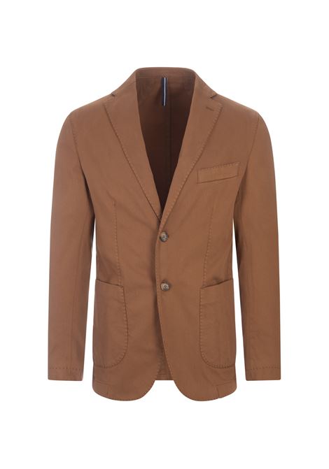 Light Brown Oxford Cotton Blazer